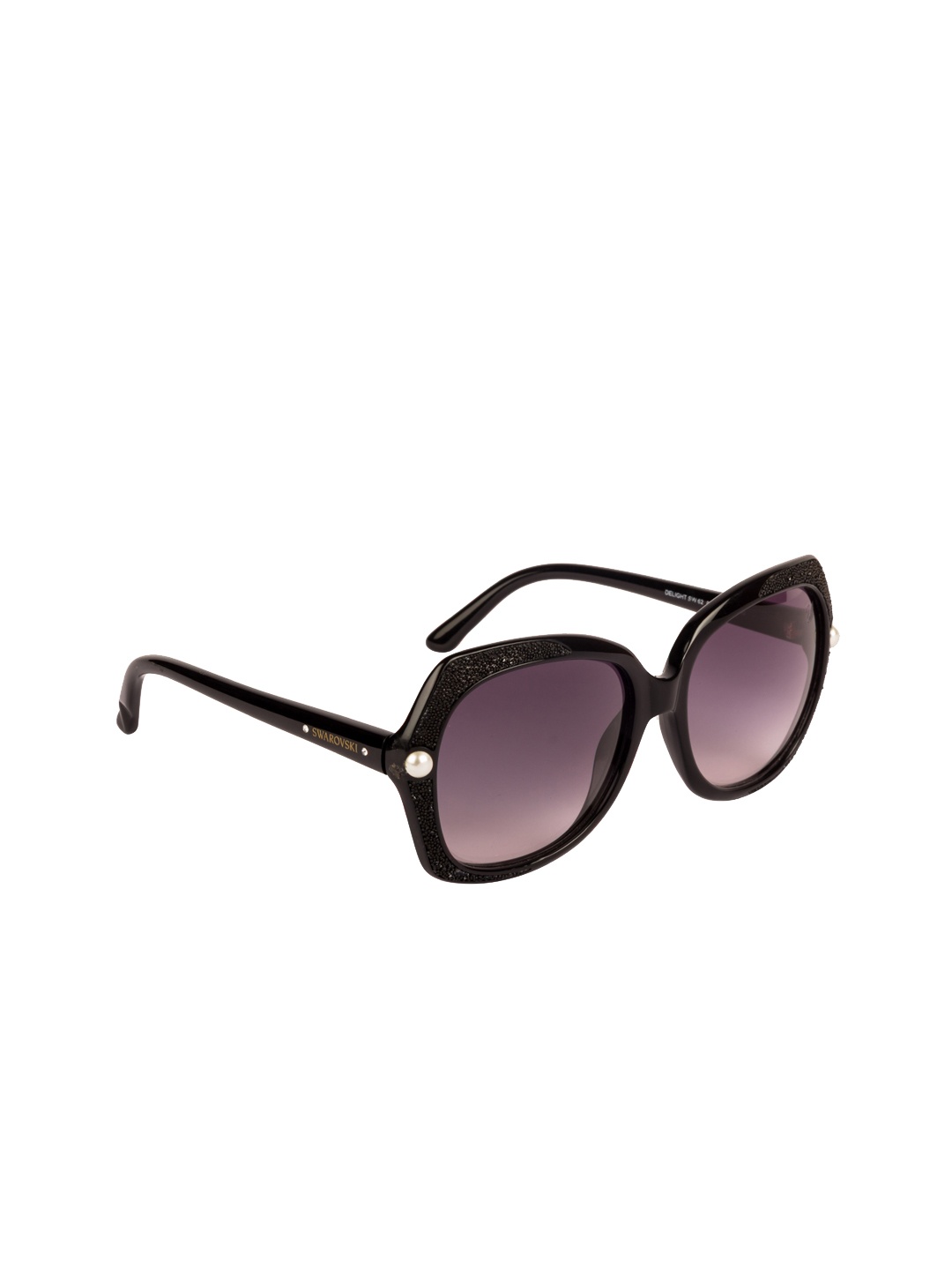 

SWAROVSKI Women Oval Sunglasses, Purple