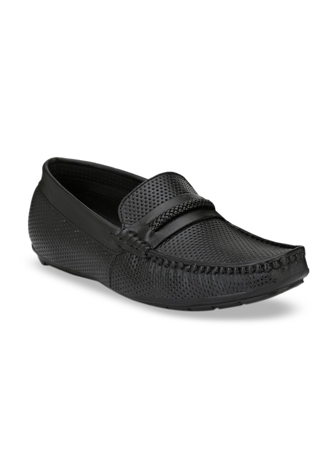

Hirels Men Black Loafers