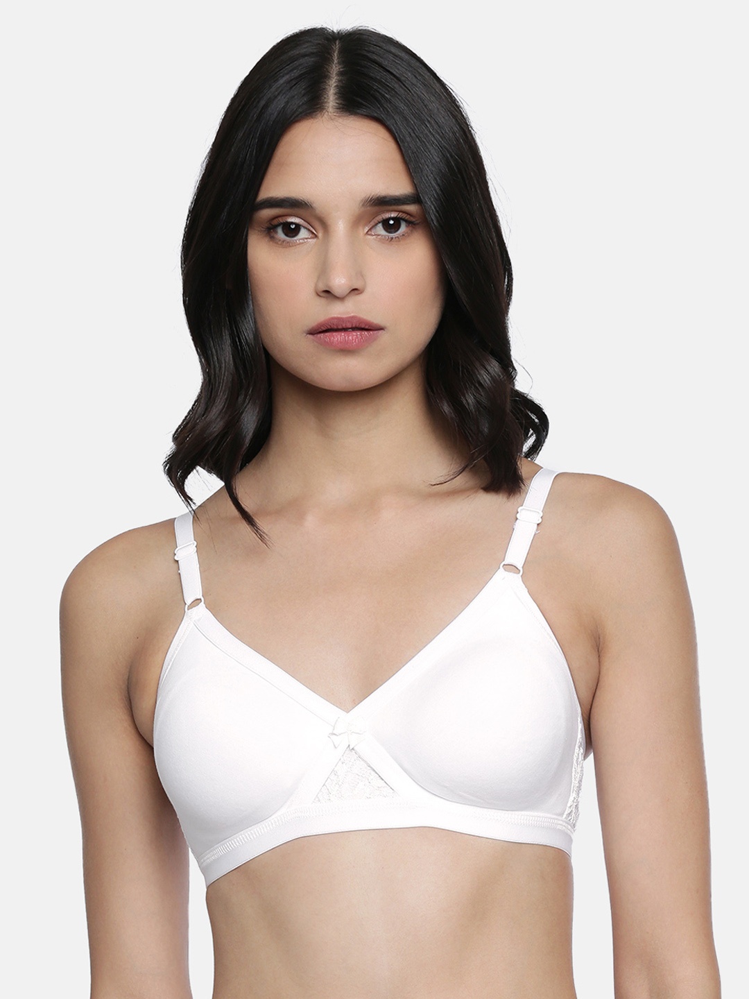 

Lady Love White Solid Non-Wired Non Padded Minimizer Bra LLBR2015