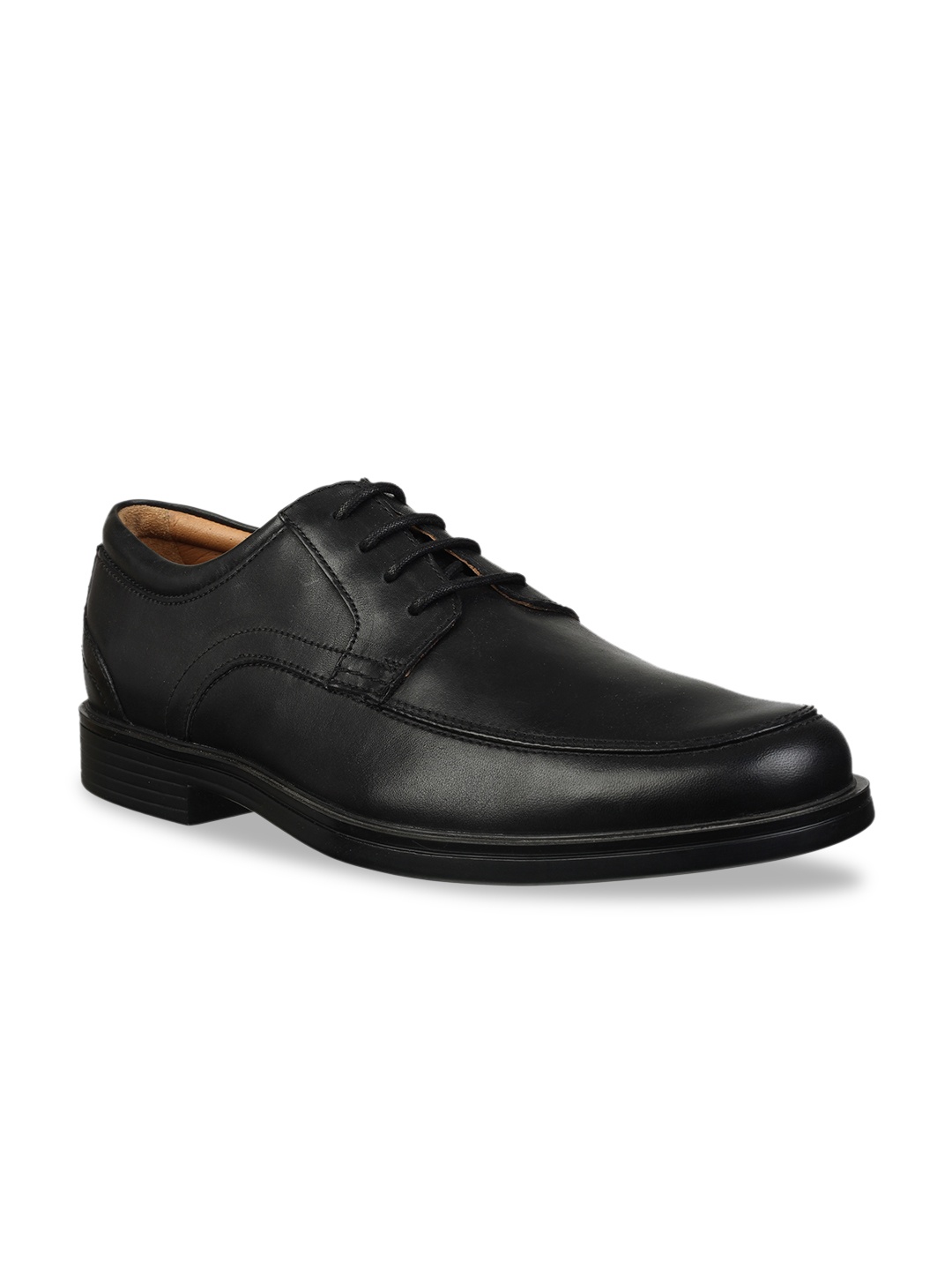

Clarks Men Black Leather Derbys