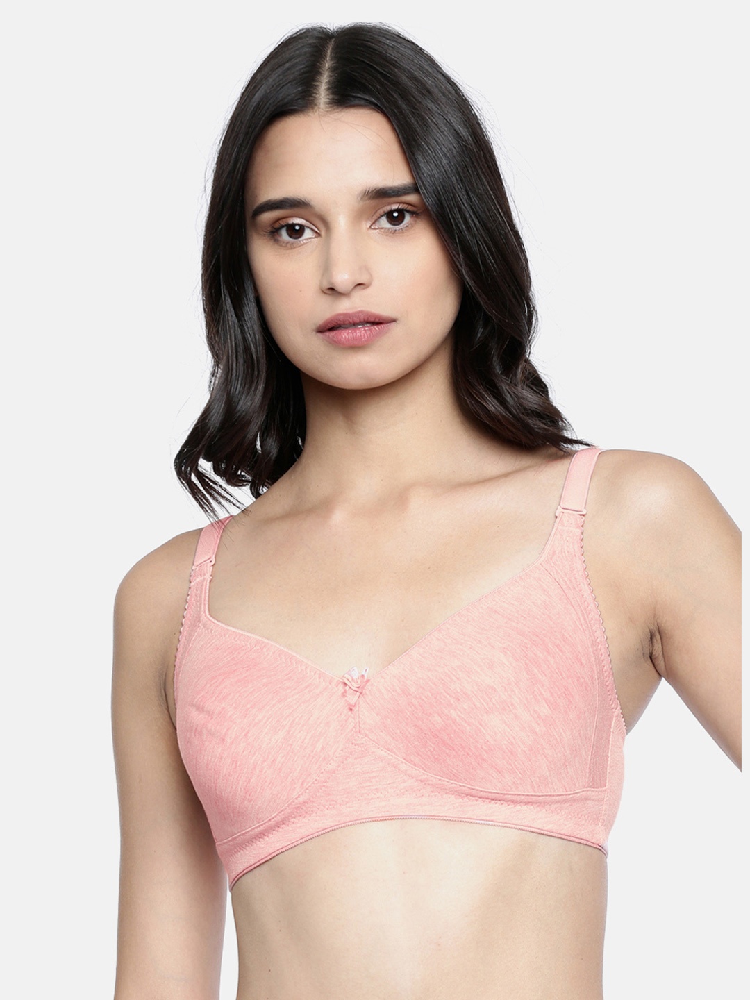 

Lady Love Pink Solid Non-Wired Non Padded Minimizer Bra LLBR2014