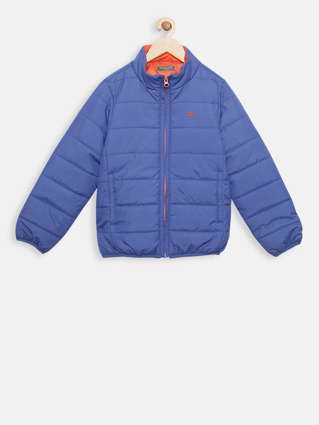 

t-base Boys Blue Solid Lightweight Jacket