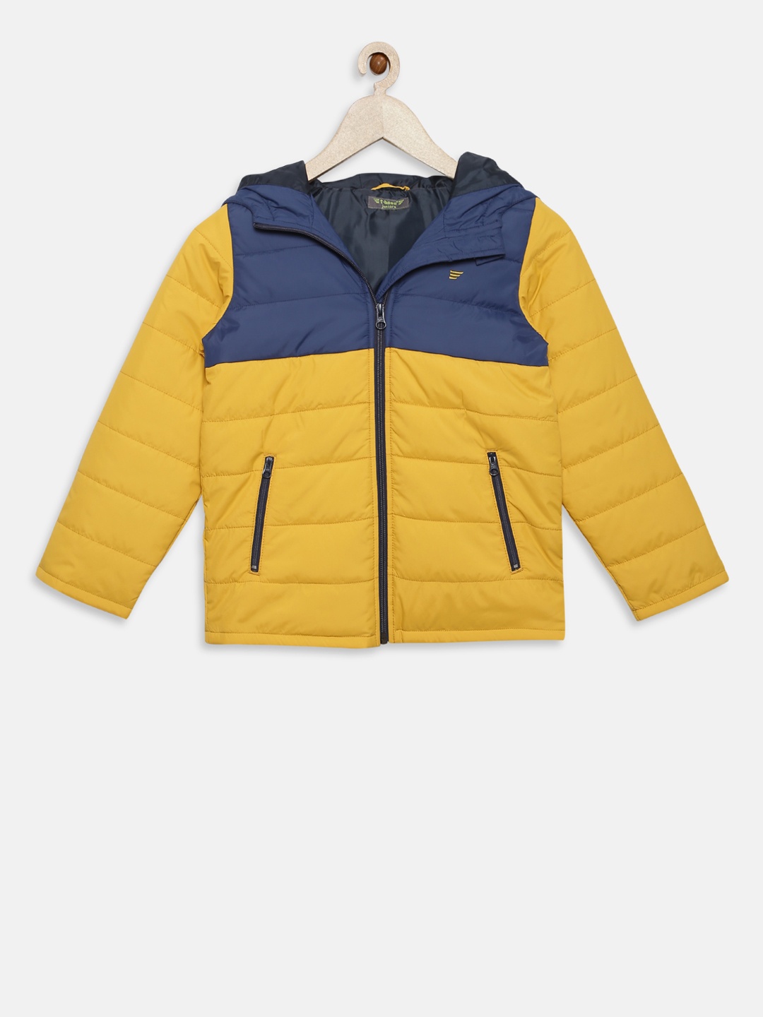 

t-base Boys Yellow Colourblocked Lightweight Puffer Jacket
