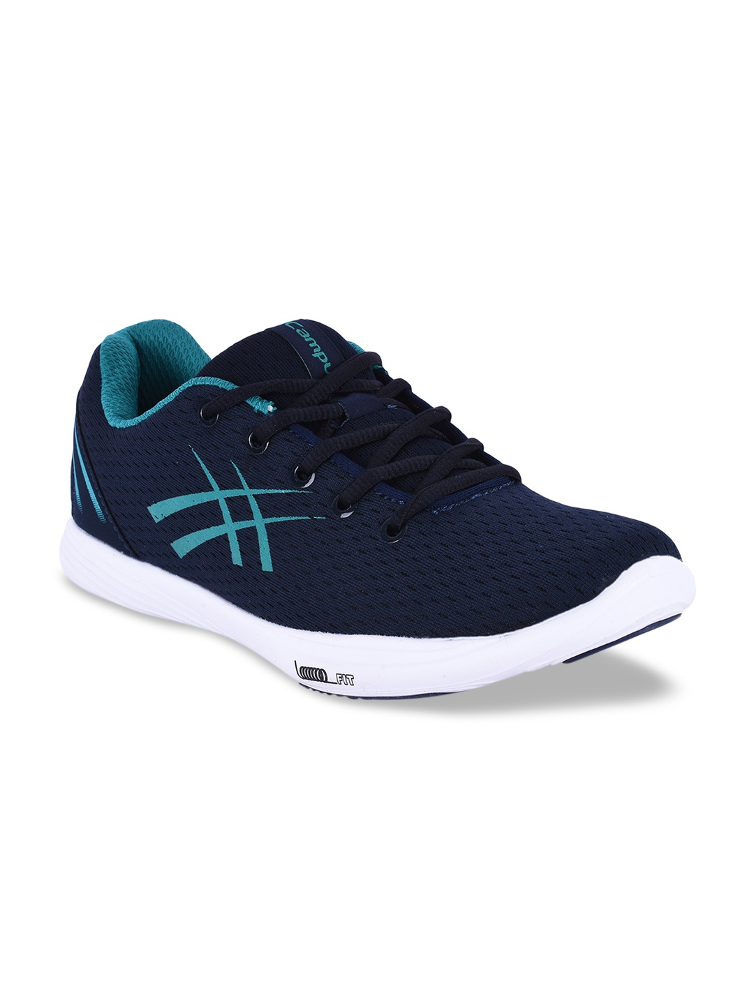 

Campus Women Blue Mesh Running Shoes
