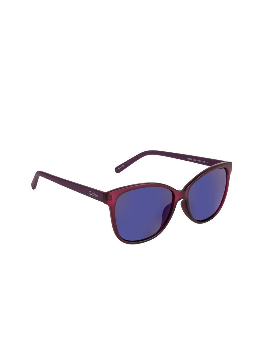 

Skechers Women Blue Cateye Sunglasses SE6034 57 82X