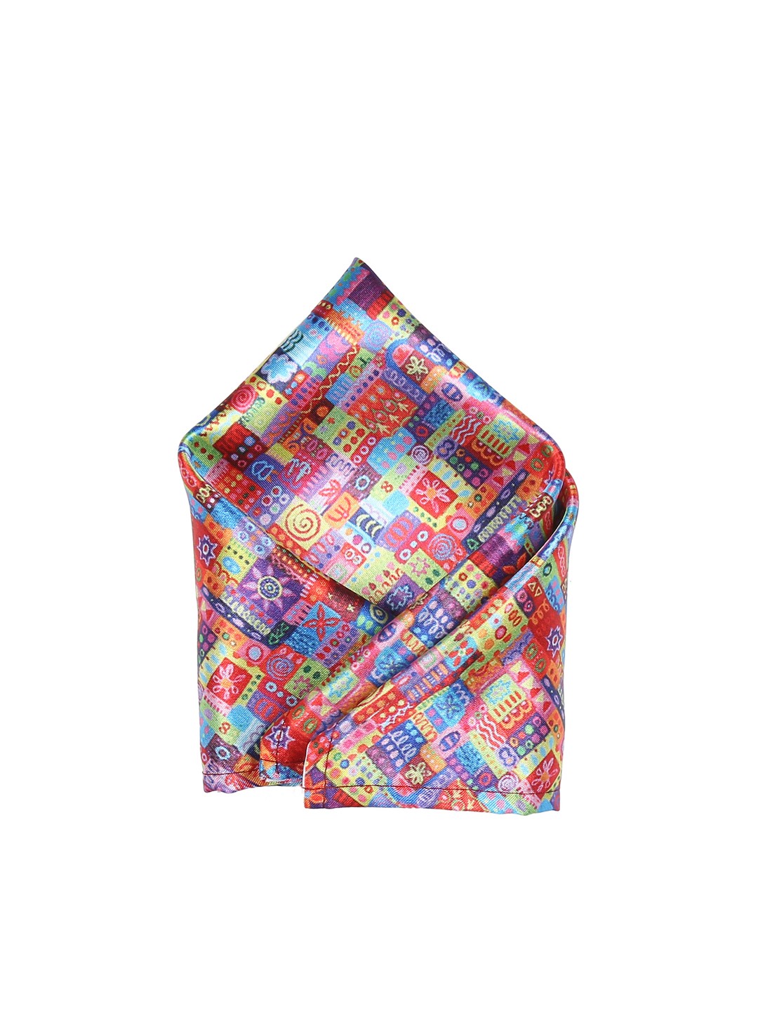 

Blacksmith Men Multicoloured Printed Pocket Square, Multi