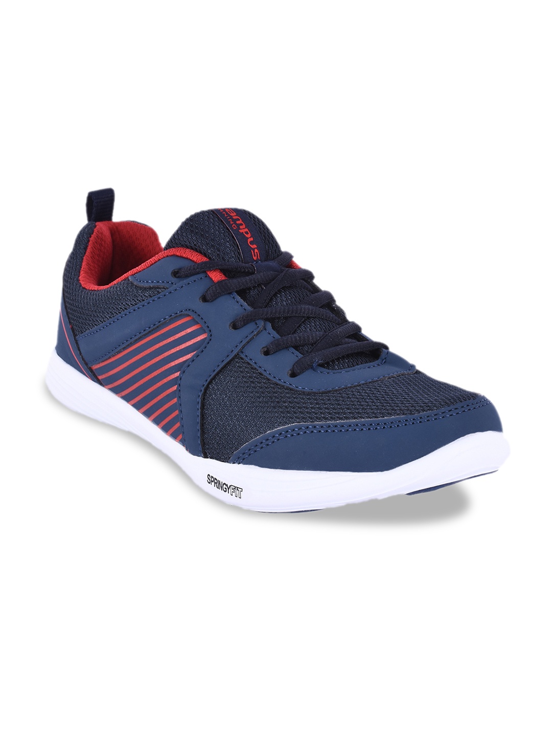 

Campus Women Blue Mesh Running Shoes