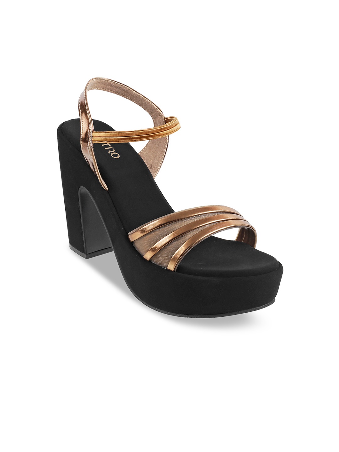

Metro Women Gold-Toned Solid Heels