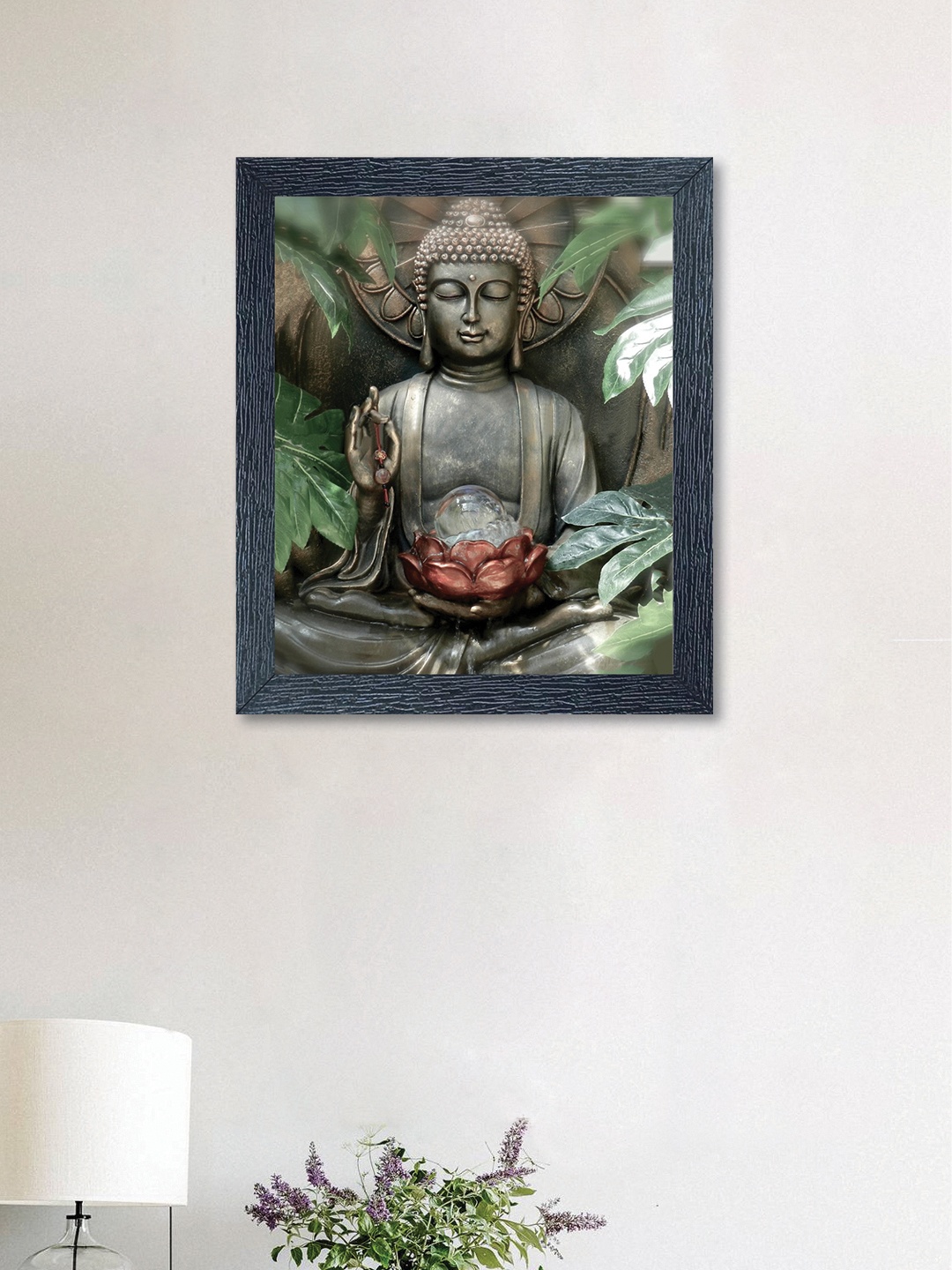 

nest Art Multicoloured Lord Buddha Wall Art, Multi