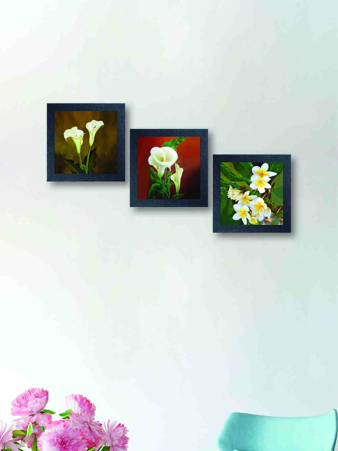 

nest Art Multicoloured Set of 3 Synthetic Wood Wall Art, Multi