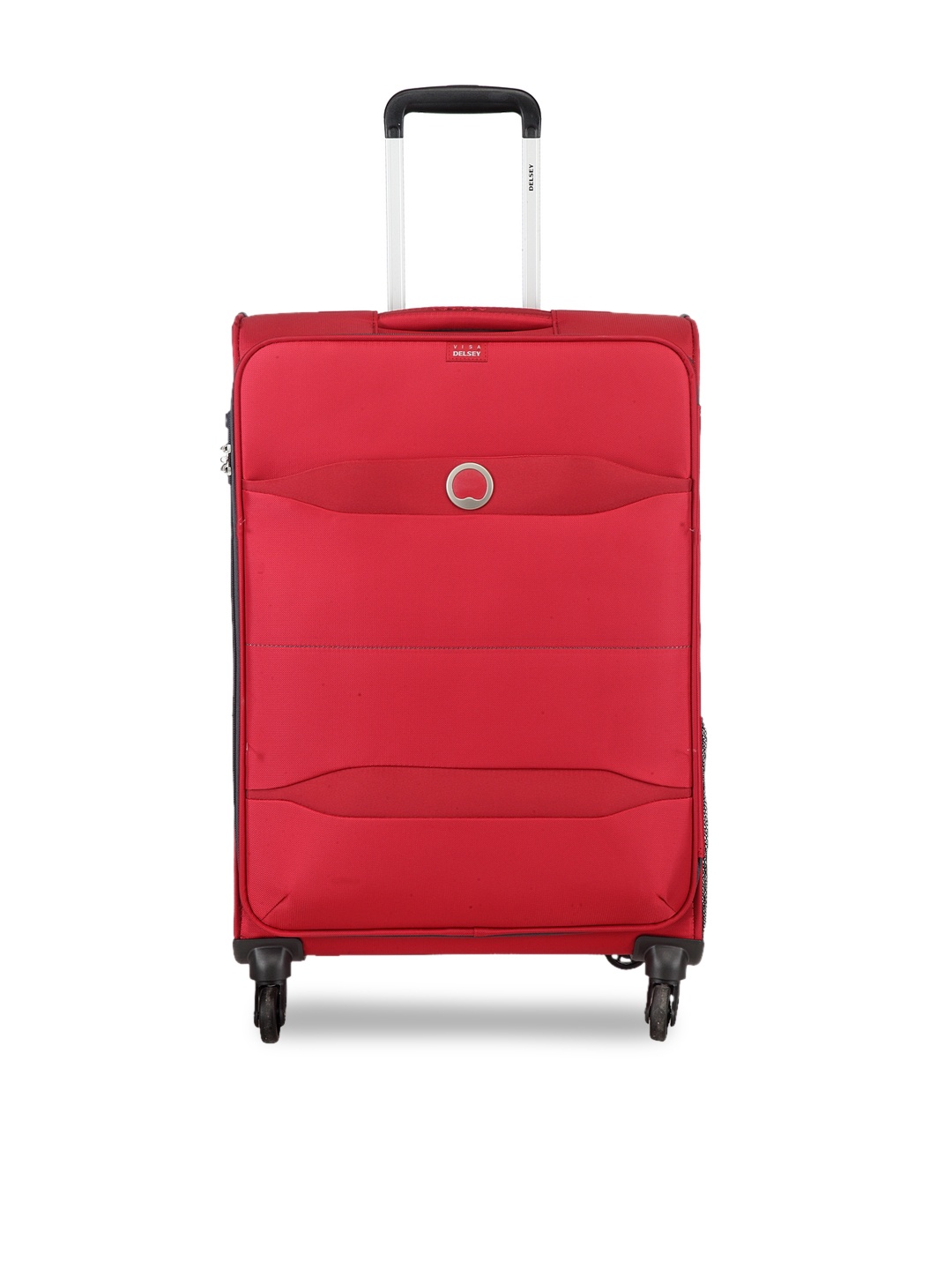 

DELSEY Red Soft Medium Trolley Bag
