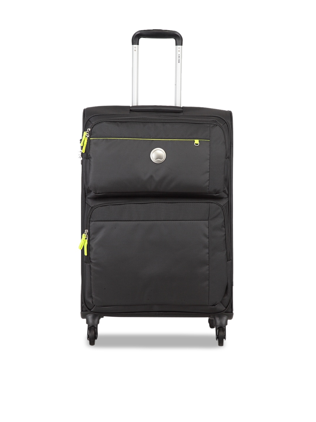 

DELSEY Unisex Black Soft Cabin Trolley Bag