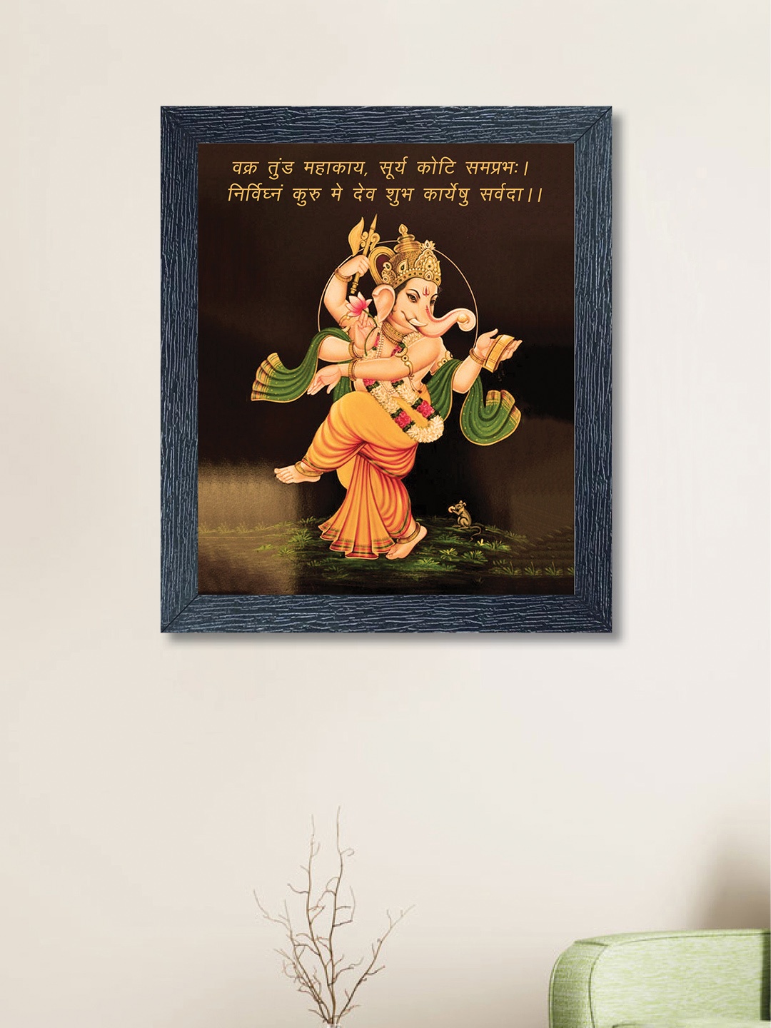 

nest Art Multicoloured Synthetic Wood Hand-Painted Wall Art, Multi