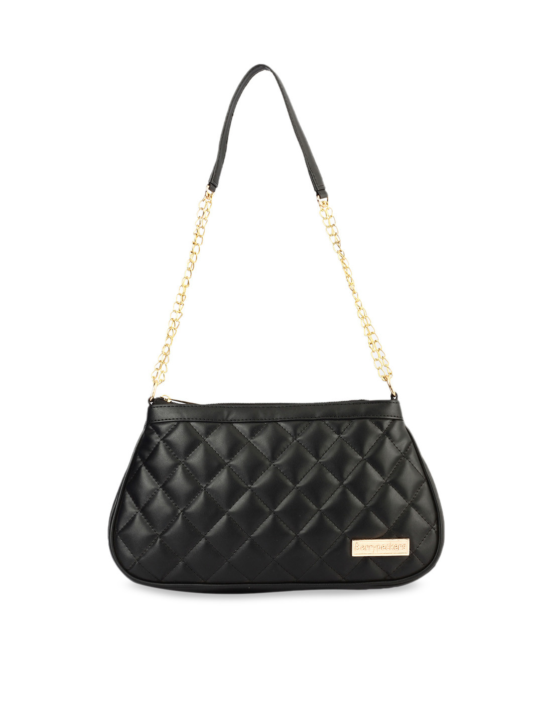 

Berrypeckers Black Solid Shoulder Bag