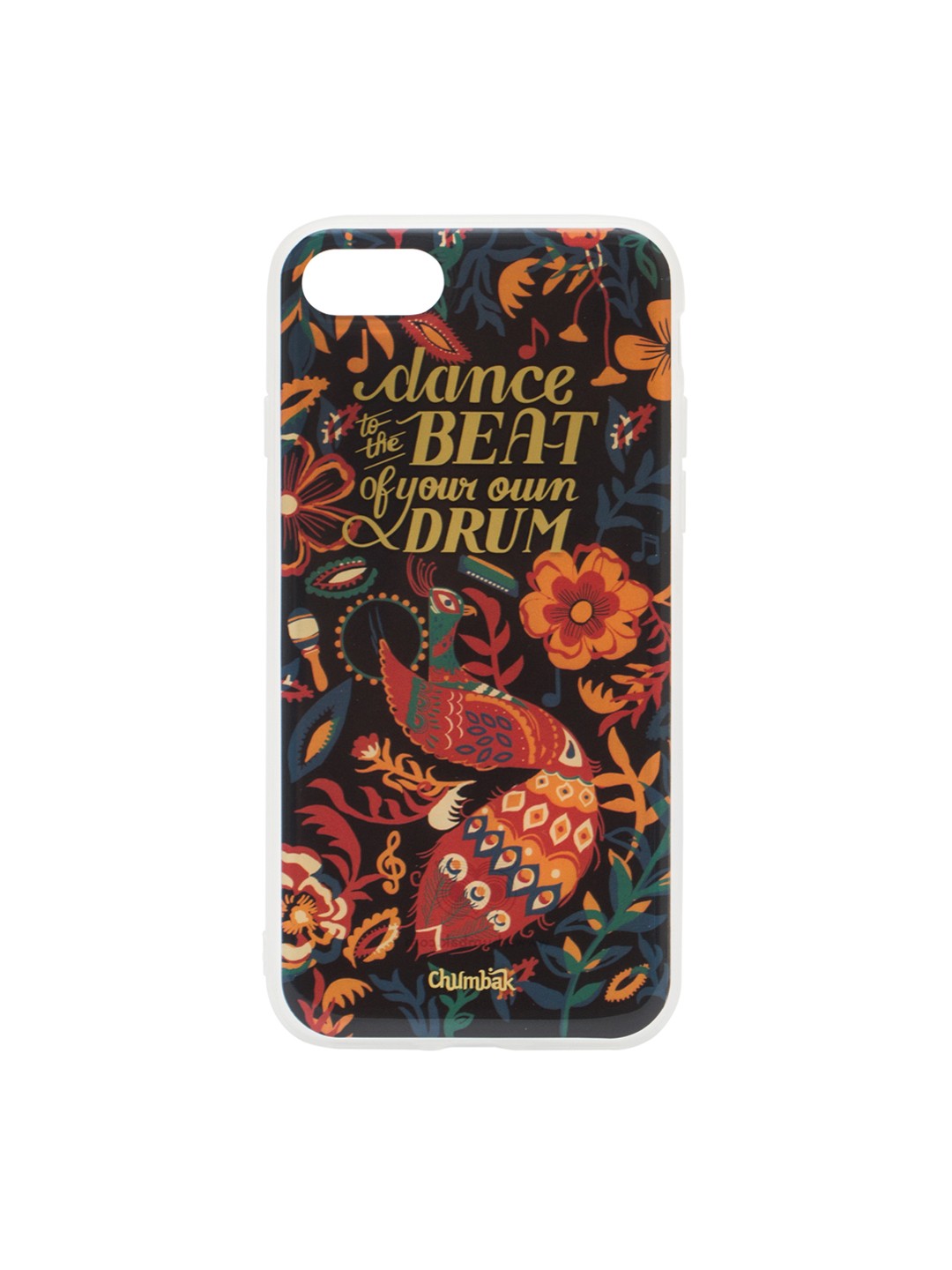 

Chumbak Black & Gold-Toned iPhone 8 and SE Mobile Case Cover