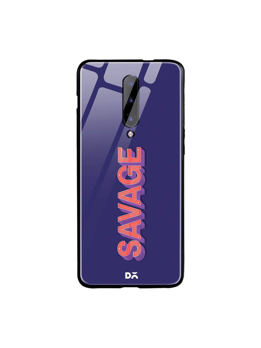 

DailyObjects Purple OnePlus 7 Pro Printed Glass Case Cover