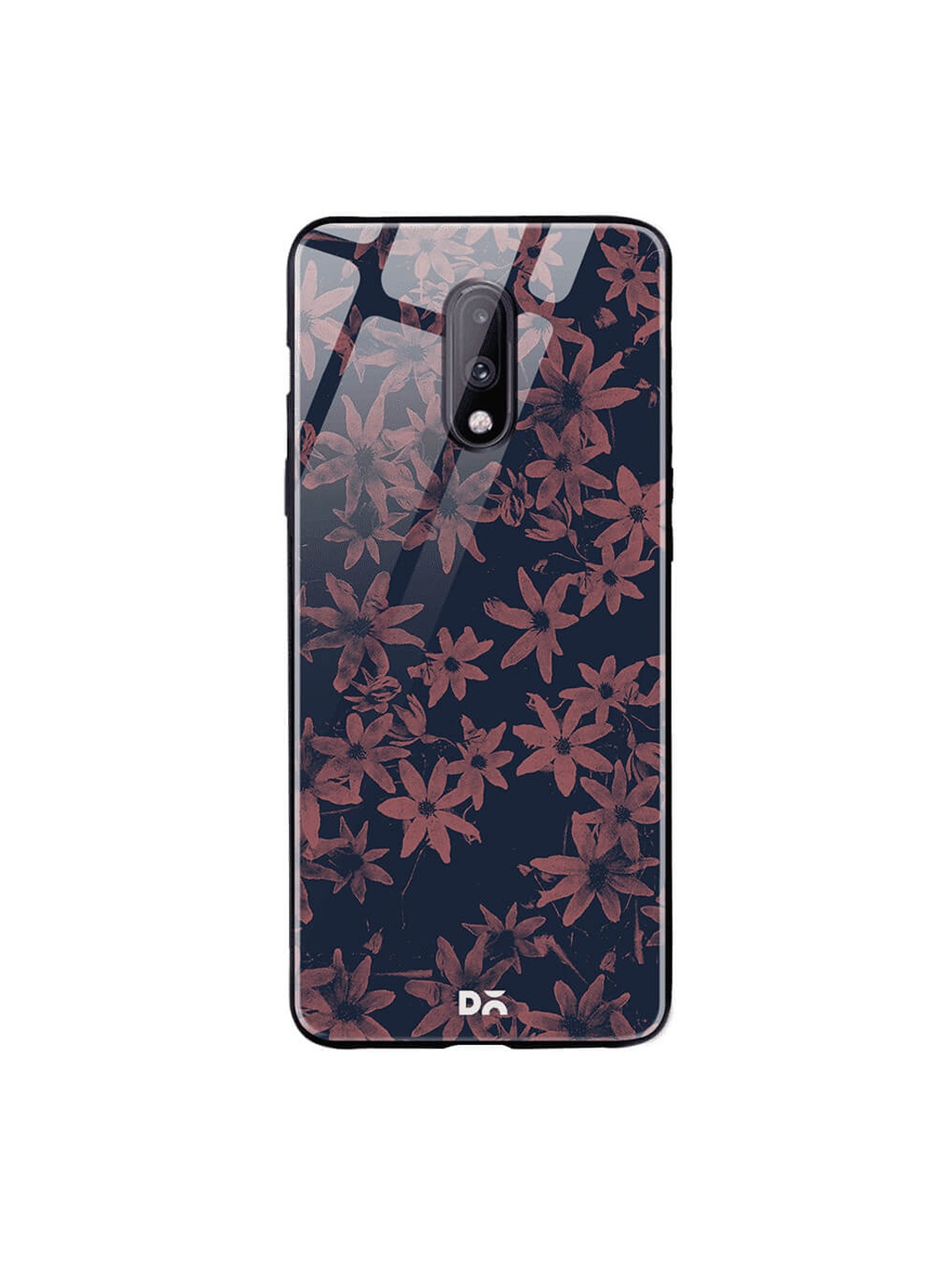 DailyObjects Blue & Pink OnePlus 7 Glass Case Cover