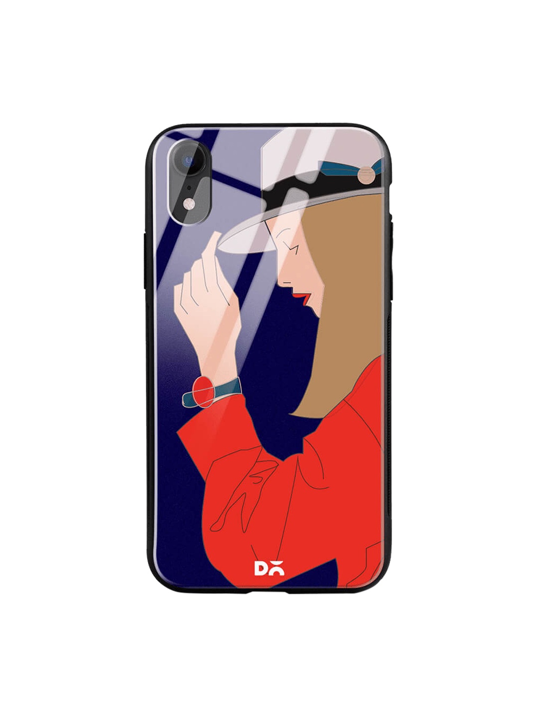 

DailyObjects Multicoloured Printed iPhone XR Glass Case Cover, Multi