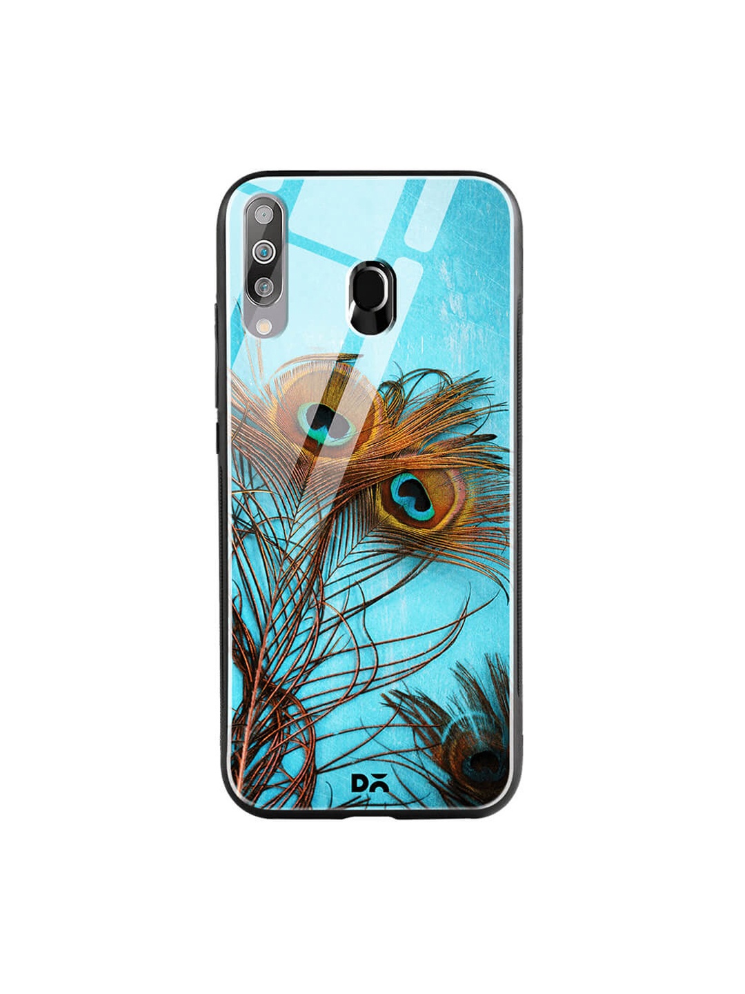 

DailyObjects Blue & Brown Samsung Galaxy M30 Glass Case Cover