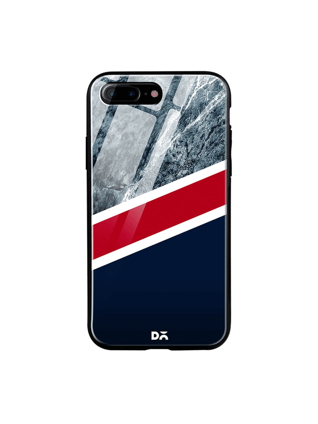

DailyObjects Multicoloured Printed iPhone 7 Plus Glass Case Cover, Multi