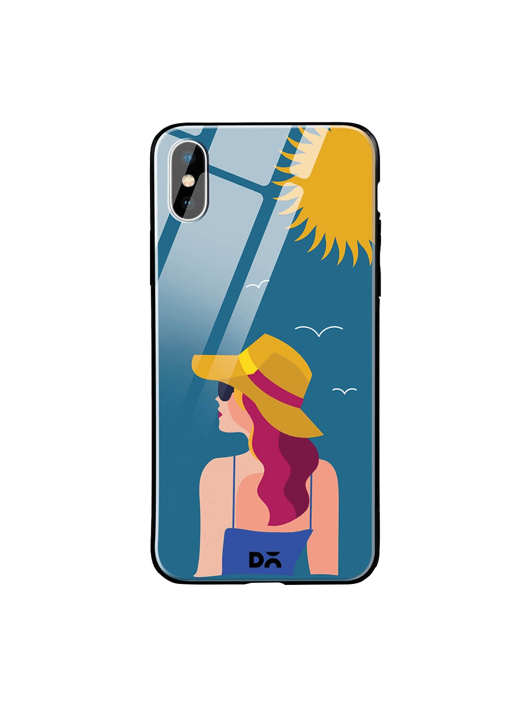 

DailyObjects Multicoloured iPhone X Glass Case Cover, Multi