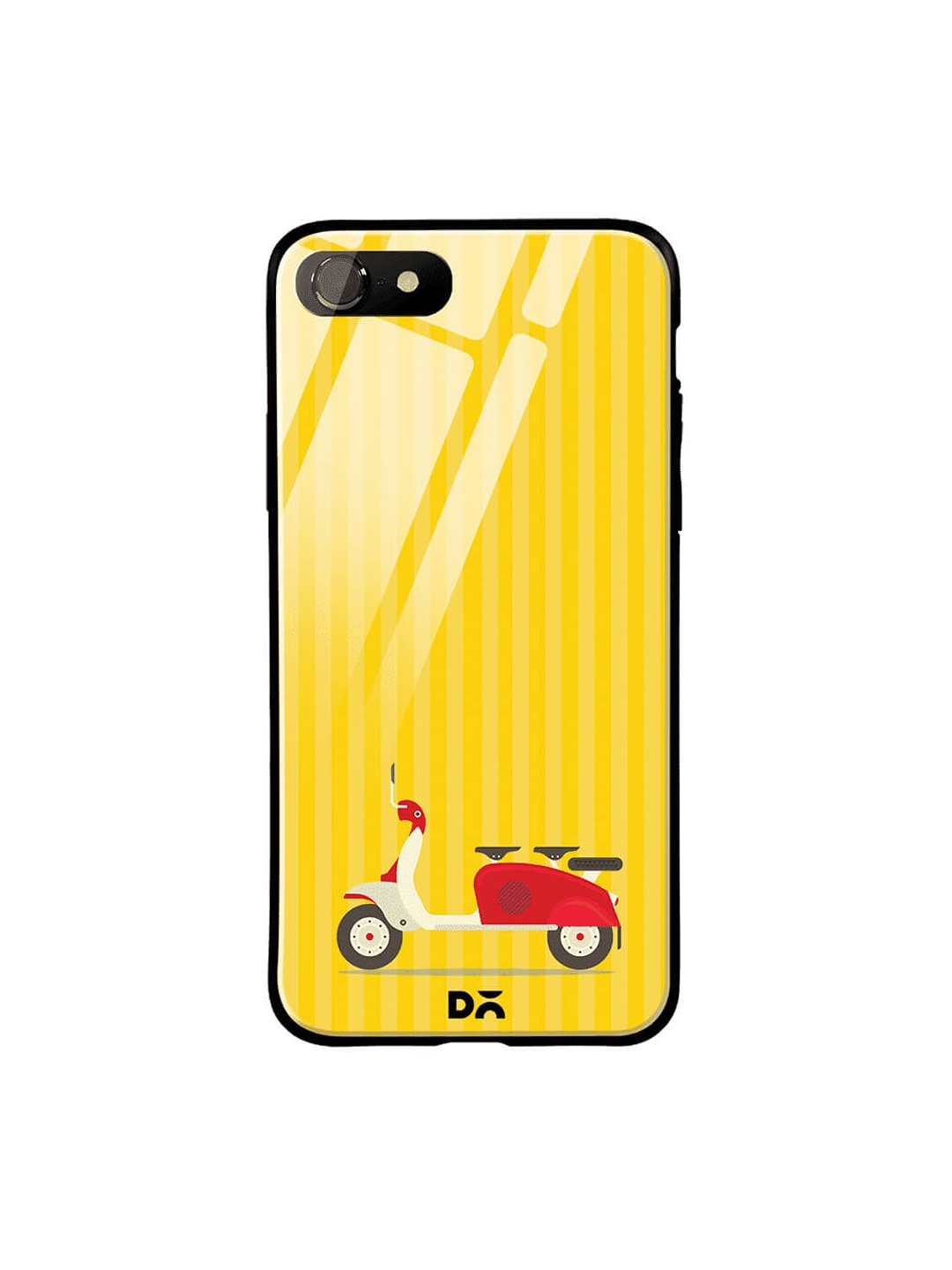 

DailyObjects Yellow iPhone 8 Glass Case Cover