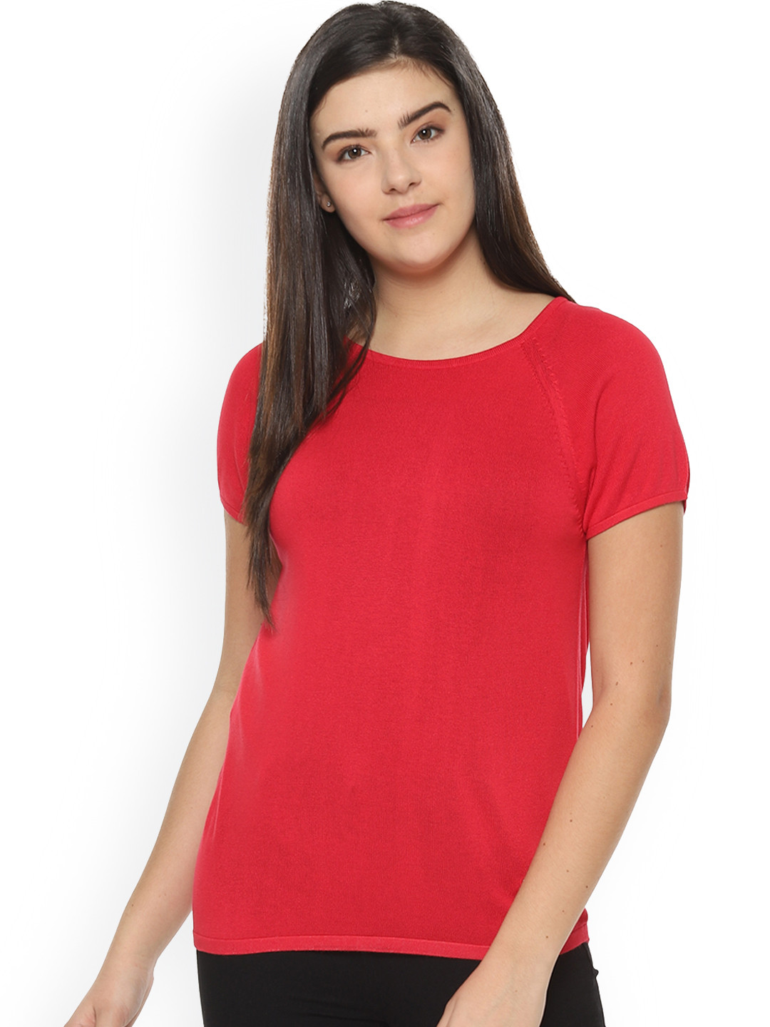 

Allen Solly Woman Women Red Solid Top