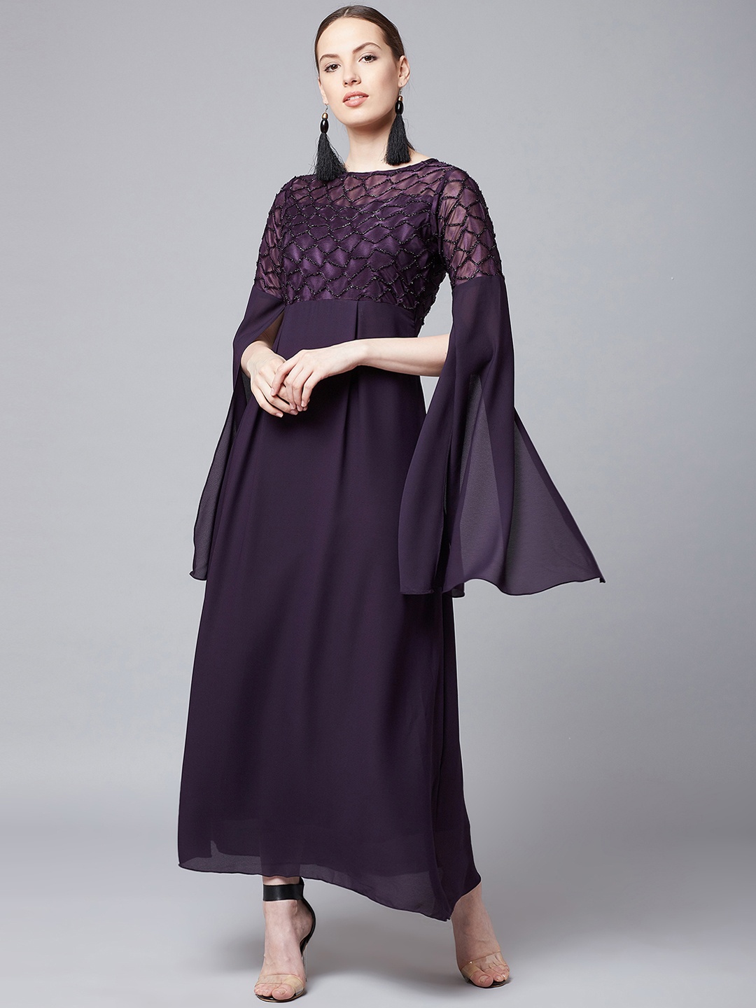 

Athena Women Purple Maxi Dress