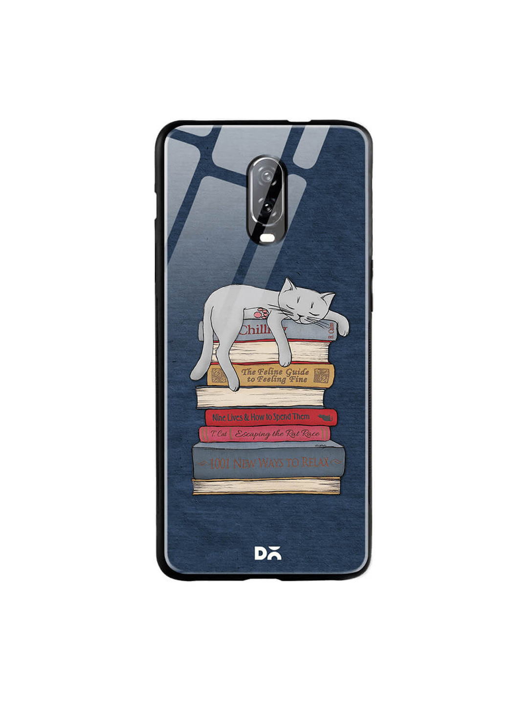 

DailyObjects Multicoloured Printed OnePlus 6T Glass Case Cover, Multi