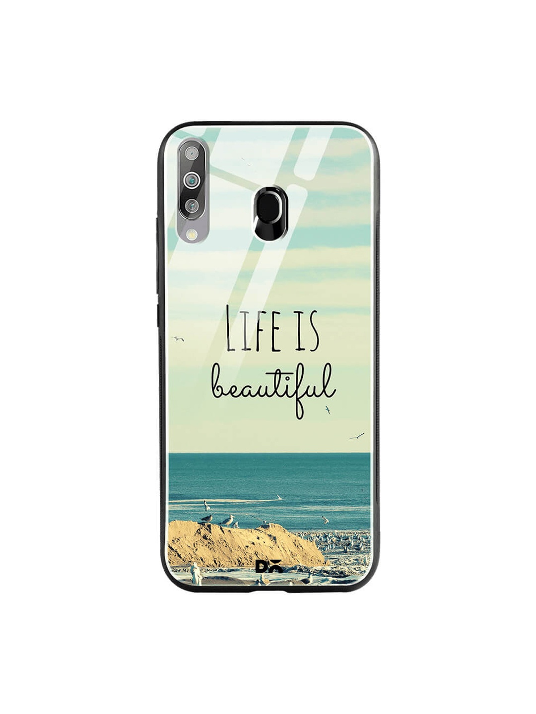 

DailyObjects Multicoloured Samsung Galaxy M30 Glass Case Cover, Multi