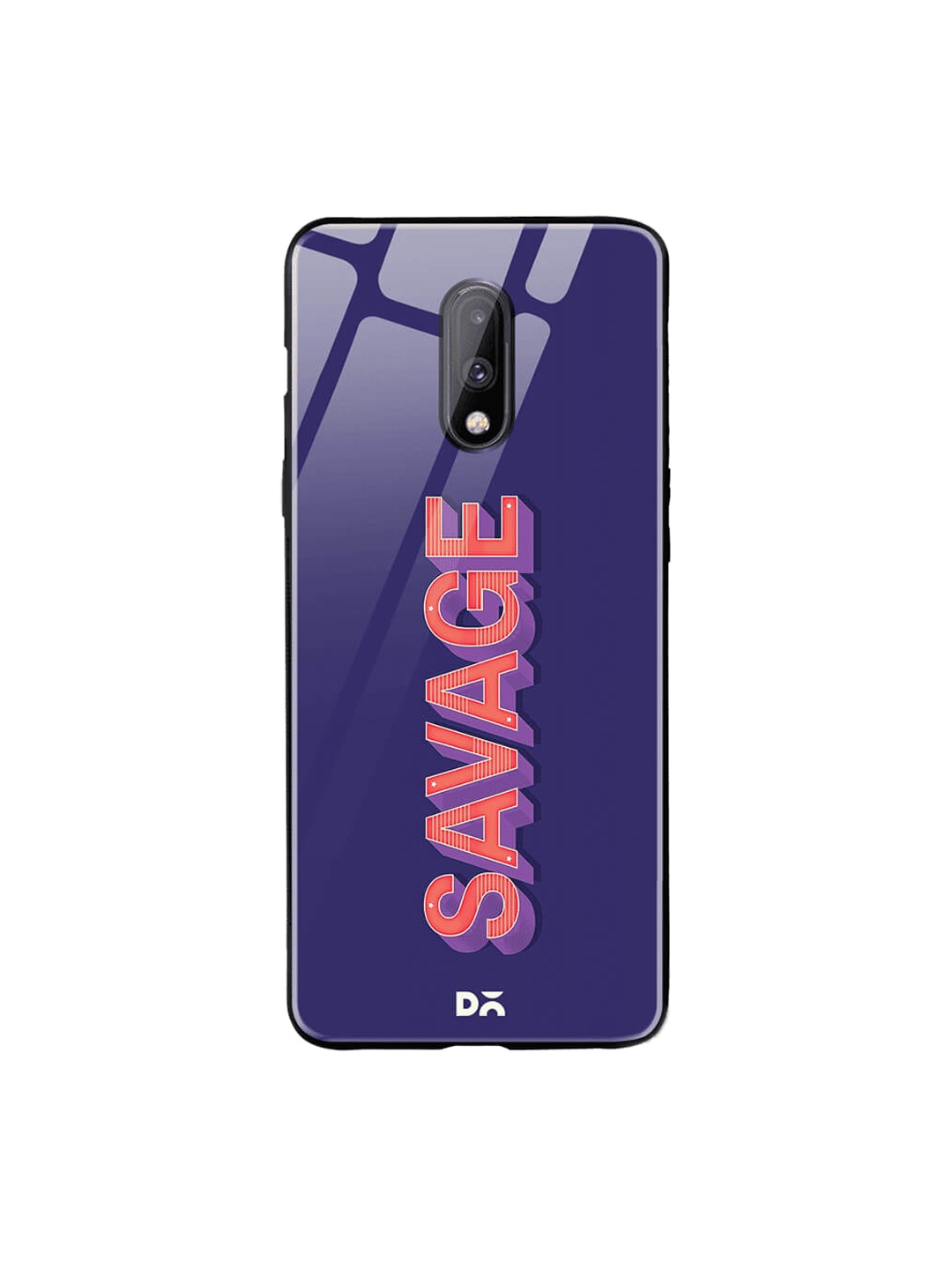 

DailyObjects Purple OnePlus 7 Glass Case Cover