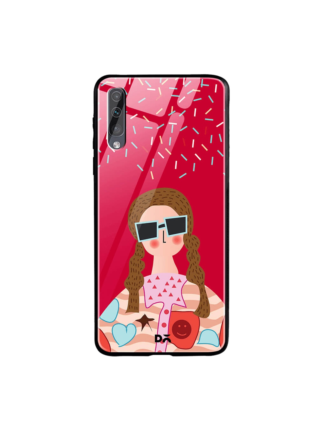 

DailyObjects Multicoloured Printed Samsung Galaxy A50 Glass Case Cover, Multi