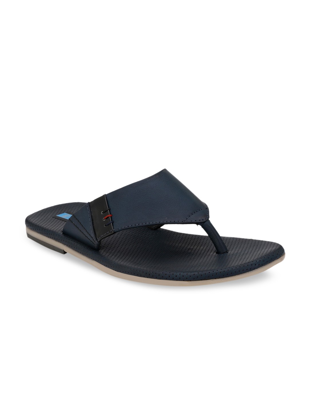 

Ferraiolo Men Navy Blue Leather Sandals