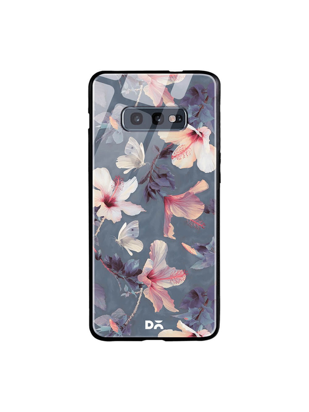

DailyObjects Grey & Pink Samsung Galaxy S10e Printed Glass Case Cover