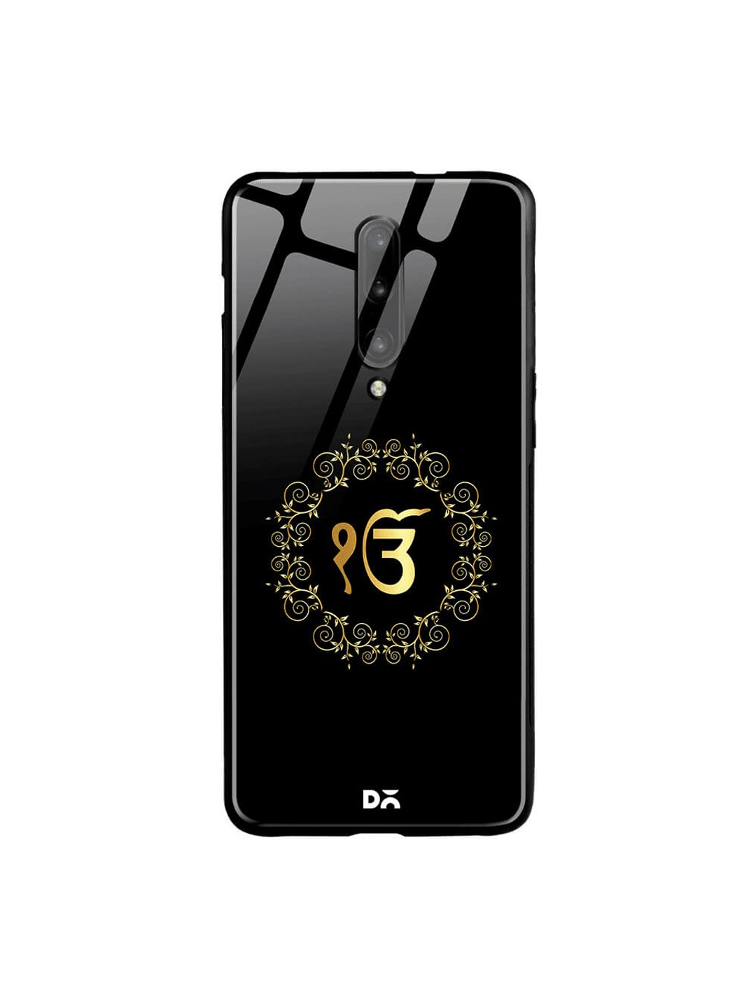 

DailyObjects Black OnePlus 7 Pro Printed Glass Case Cover