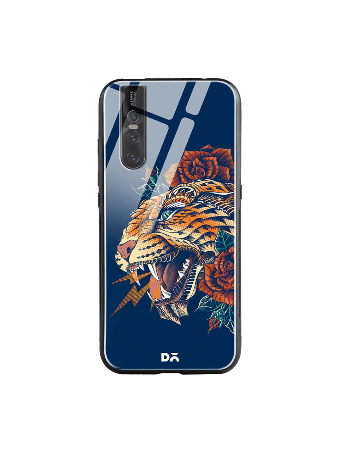 

DailyObjects Blue Vivo V15 Pro Glass Case Cover