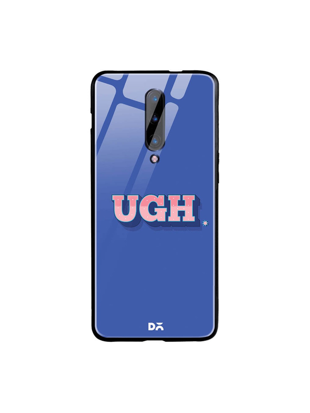 

DailyObjects Blue OnePlus 7 Pro Glass Case Cover