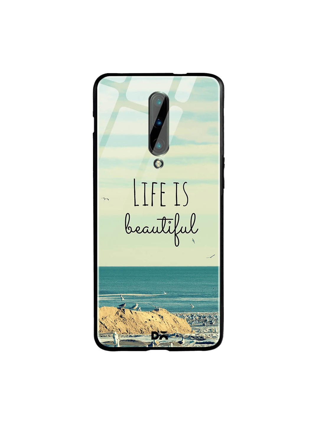 

DailyObjects Multicoloured OnePlus 7 Pro Glass Case Cover, Multi