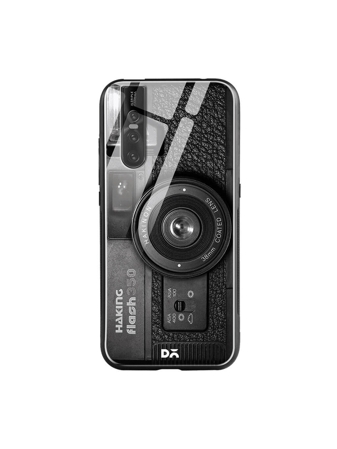 

DailyObjects Black Vivo V15 Pro Printed Glass Case Cover