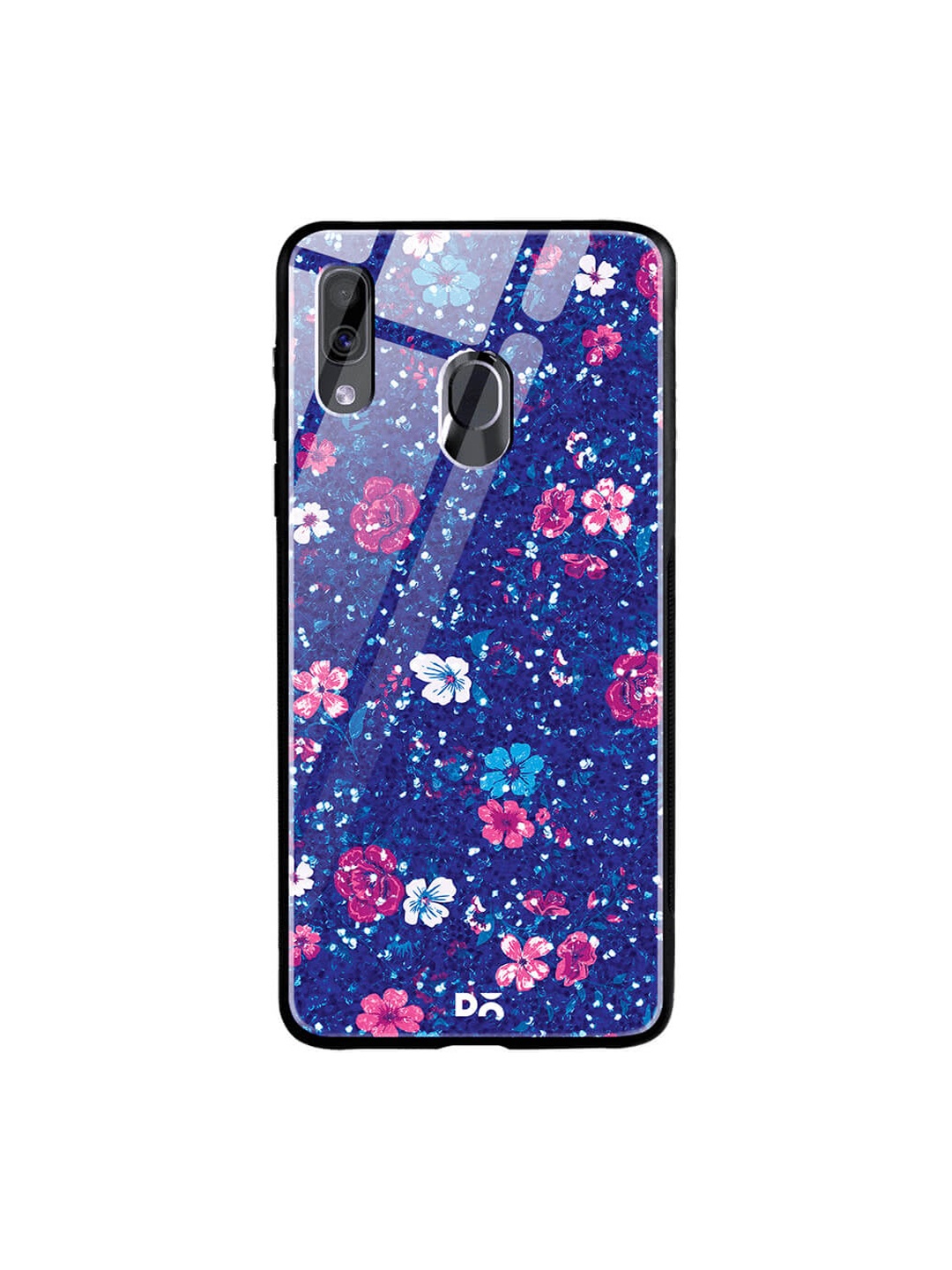 

DailyObjects Blue & Pink Samsung Galaxy A30 Printed Glass Case Cover