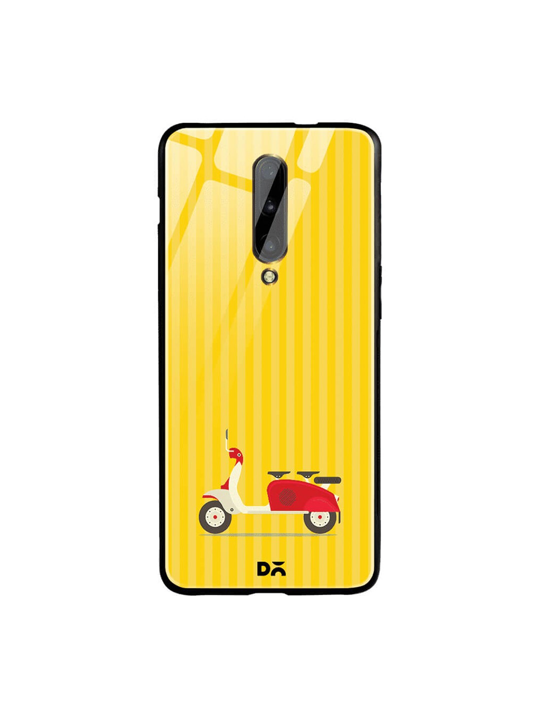 

DailyObjects Yellow OnePlus 7 Pro Glass Case Cover
