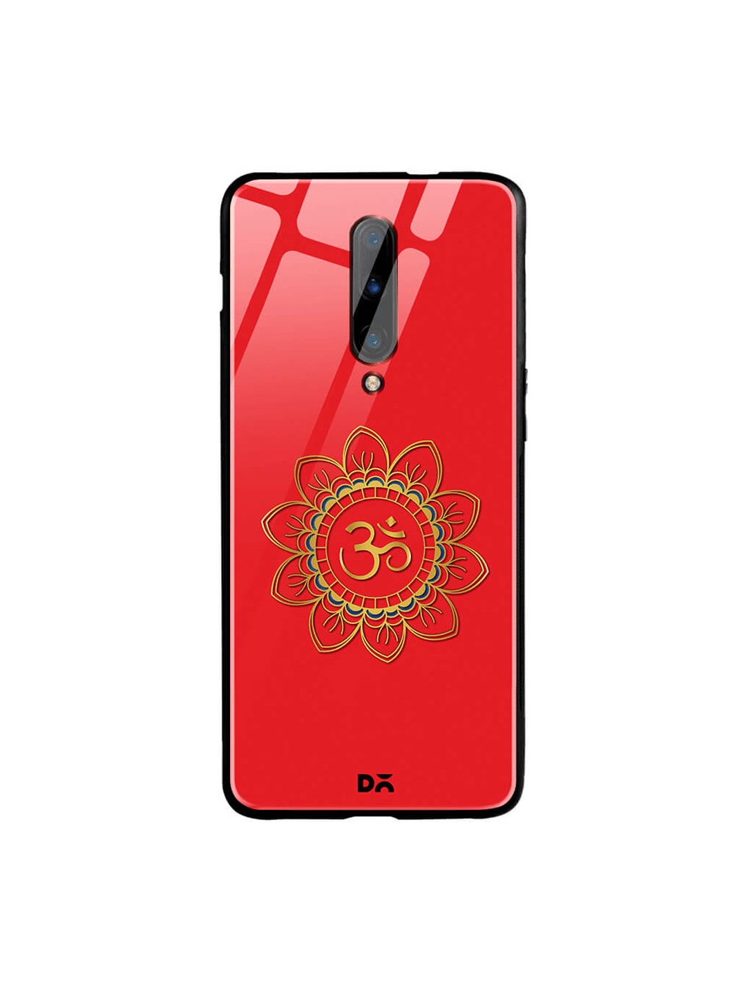 

DailyObjects Red OnePlus 7 Pro Glass Case Cover