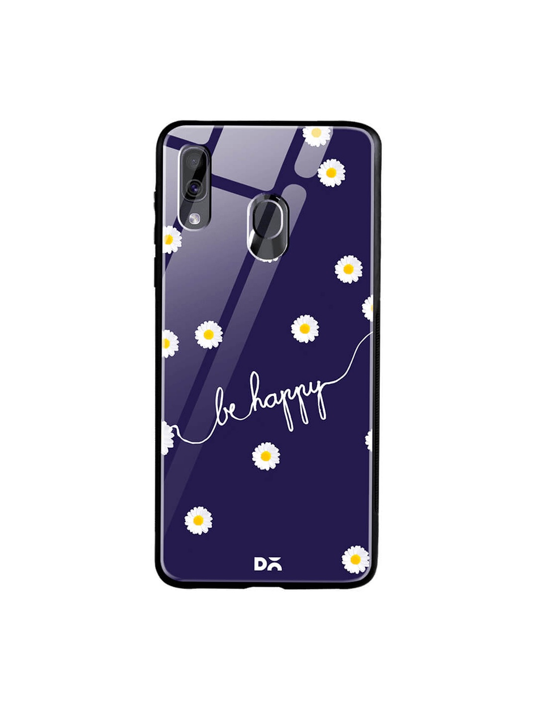 

DailyObjects Blue Samsung Galaxy A30 Glass Case Cover