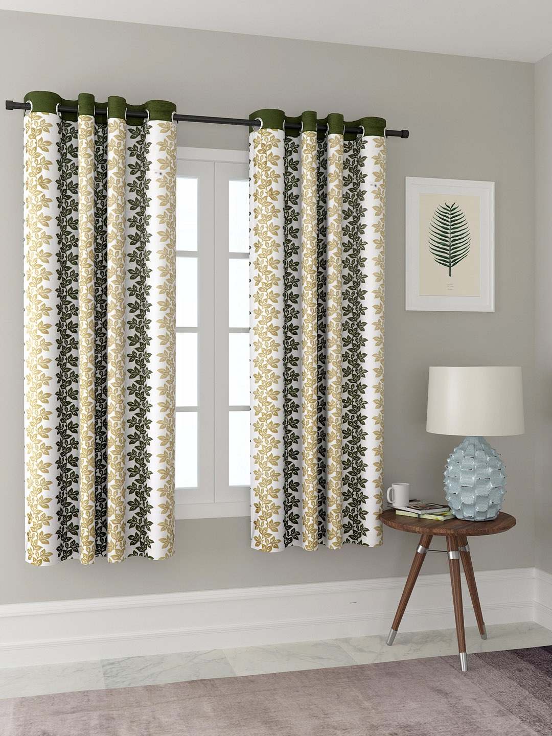 

Cortina Set of 2 Window Curtains, Green