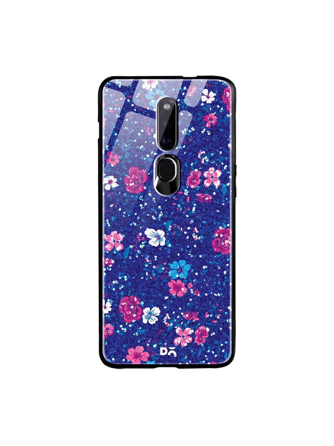 

DailyObjects Blue & Pink Oppo F11 Pro Printed Glass Case Cover