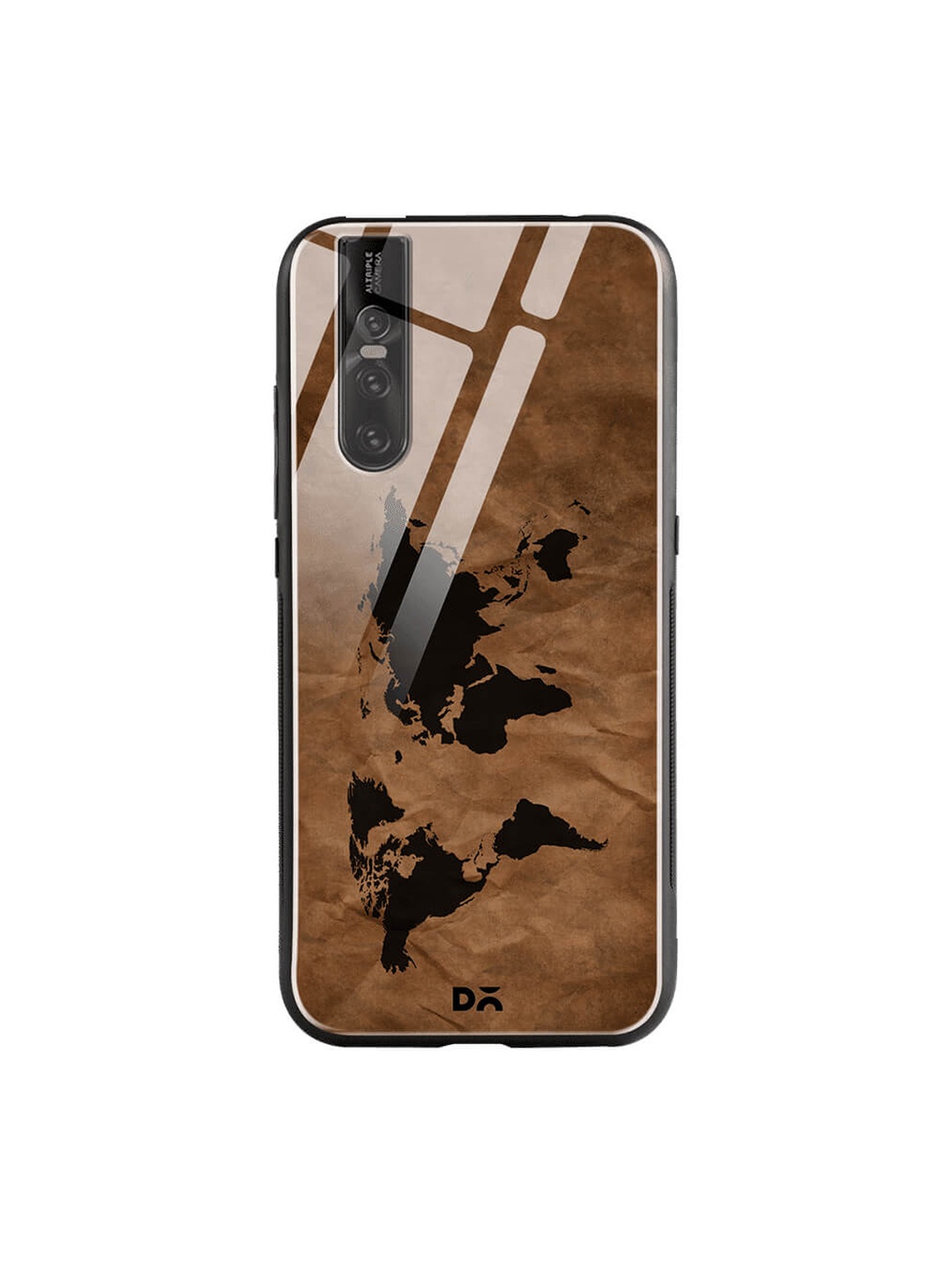 

DailyObjects Brown Vivo V15 Pro Glass Case Cover