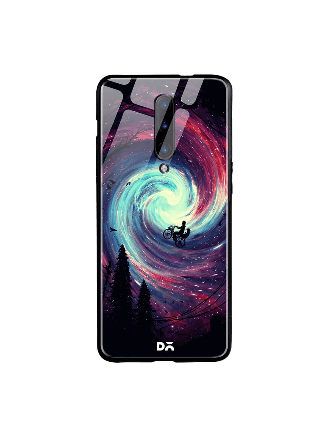 

DailyObjects Multicoloured OnePlus 7 Pro Glass Case Cover, Multi
