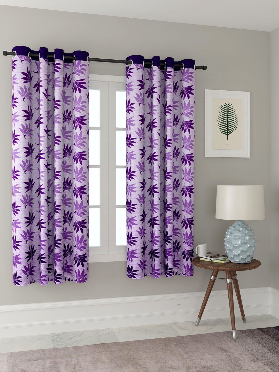 

Cortina Set of 2 Window Curtains, Purple