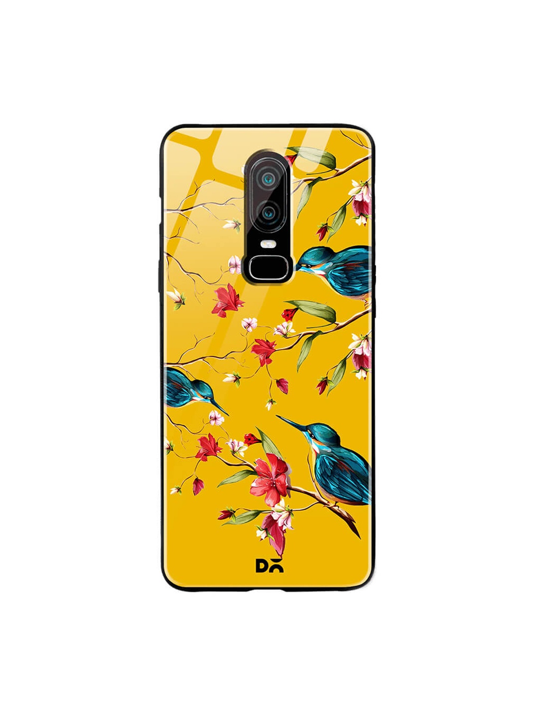 

DailyObjects Mustard Yellow OnePlus 6 Glass Case Cover