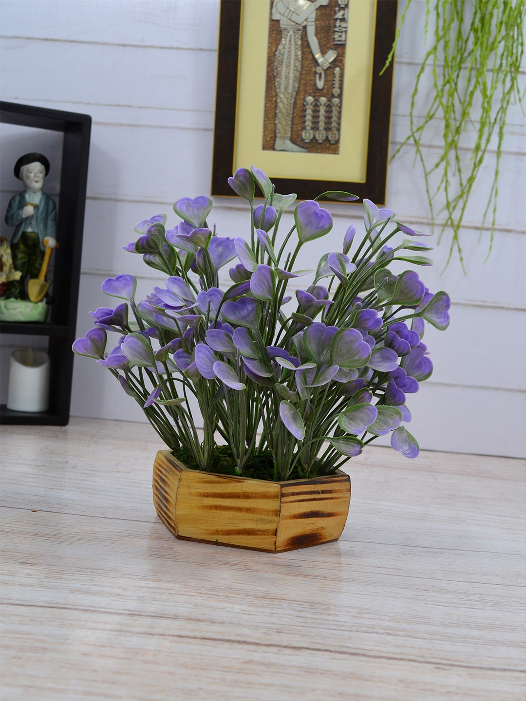 

fancy mart Blue Water Plant with Pot
